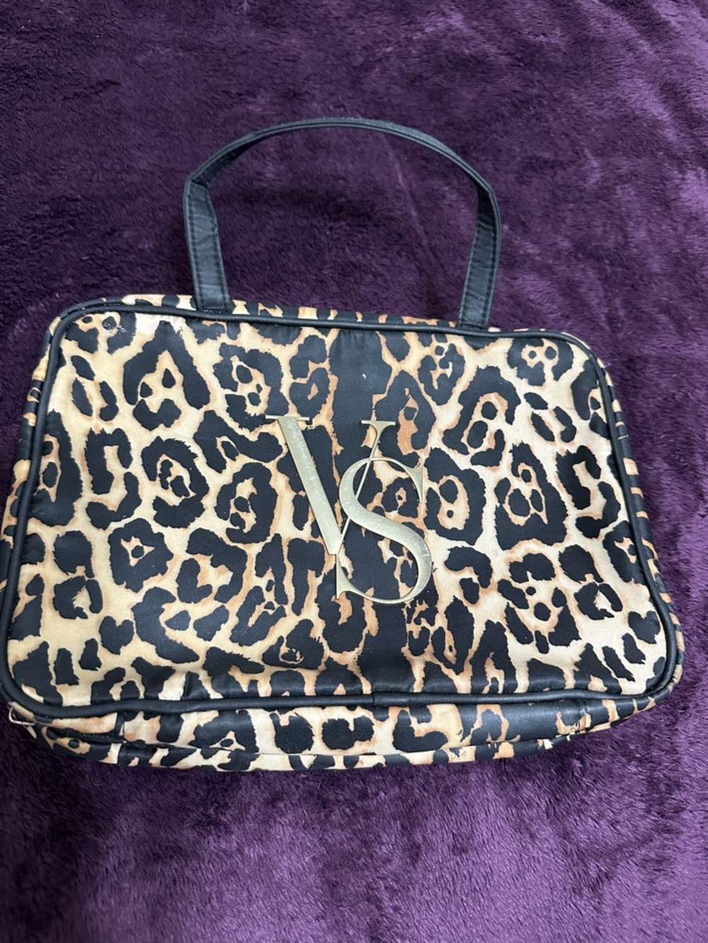 Victoria's Secret Leopard Print Tote Bag - Tan & Black